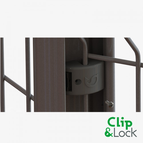 Clip & lock® pour poteau à clip (x50) Instant Clôture