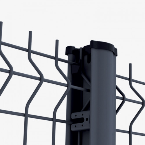Poteau à clips pour clôture rigide PREMIUM Instant Clôture