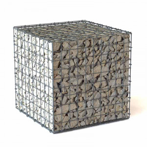 Gabion décoratif Cube 50x50x50cm Instant Clôture