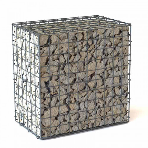 Gabion décoratif Demi Cube 50x30x50cm Instant Clôture