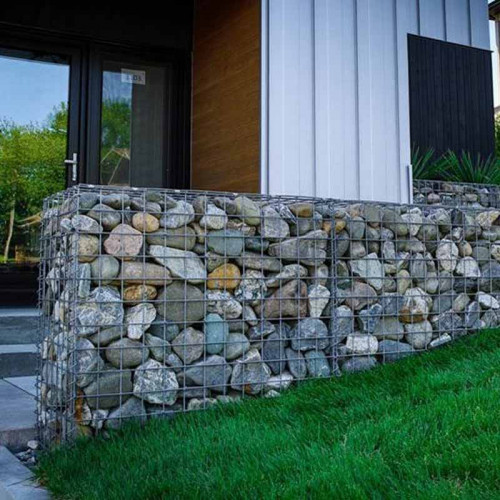 Gabion décoratif Demi Cube 50x30x50cm Instant Clôture